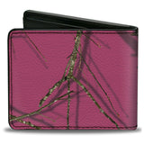 Bi-Fold Wallet - Mossy Oak Country Roots Camo Fuchsia - Buckle-Down - Flyclothing LLC