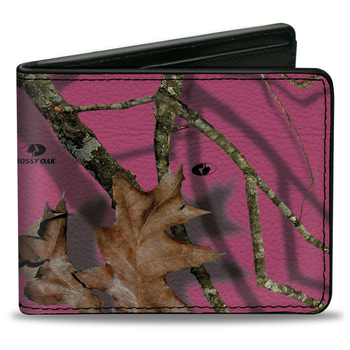 Bi-Fold Wallet - Mossy Oak Country Roots Camo Fuchsia - Buckle-Down - Flyclothing LLC