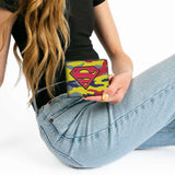 Bi-Fold Wallet - Superman Shield Camo Yellow Gray Blue Red - Buckle-Down - Flyclothing LLC