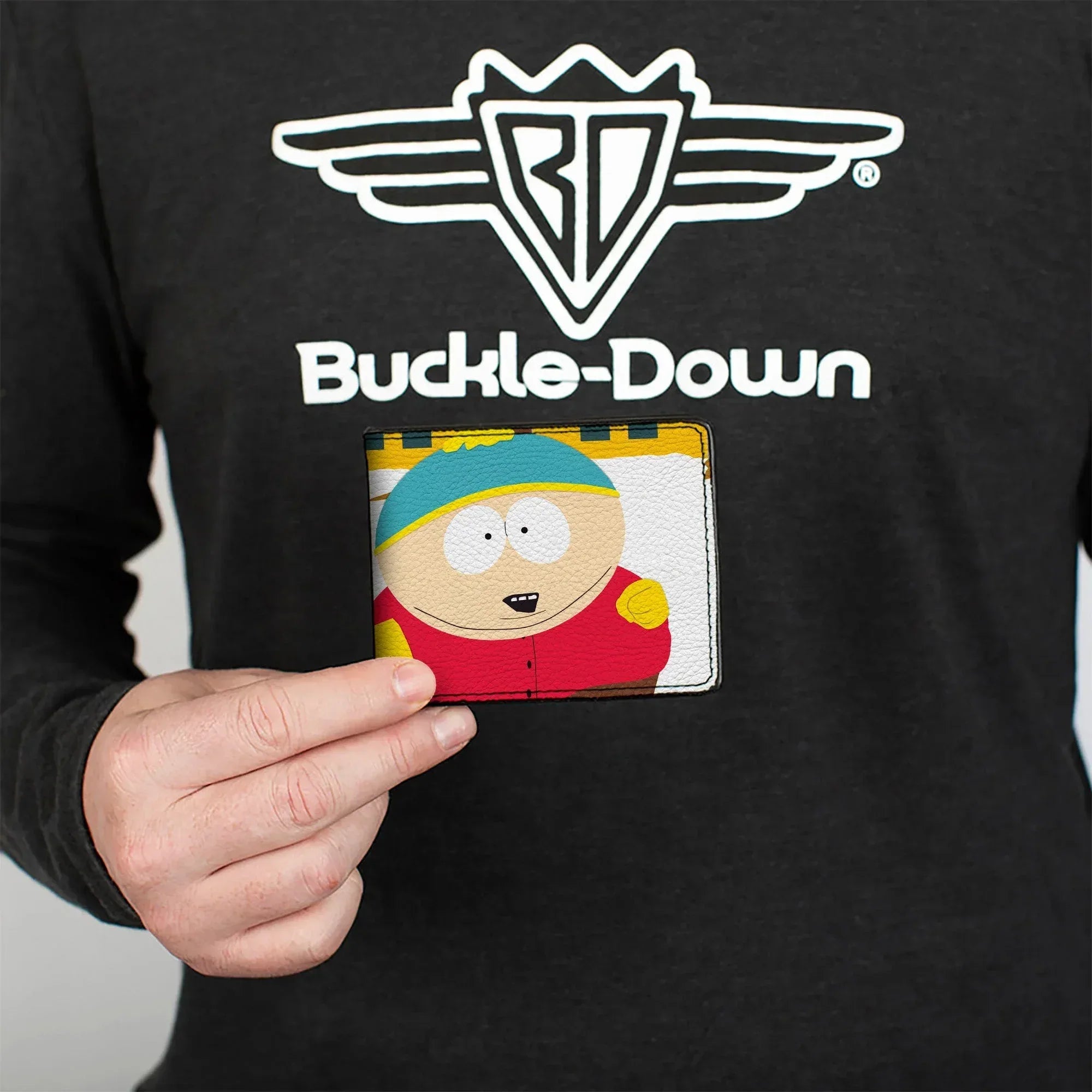 Bi-Fold Wallet - South Park Cartman and Kenny Close-Up Pose - Buckle-Down - Flyclothing LLC