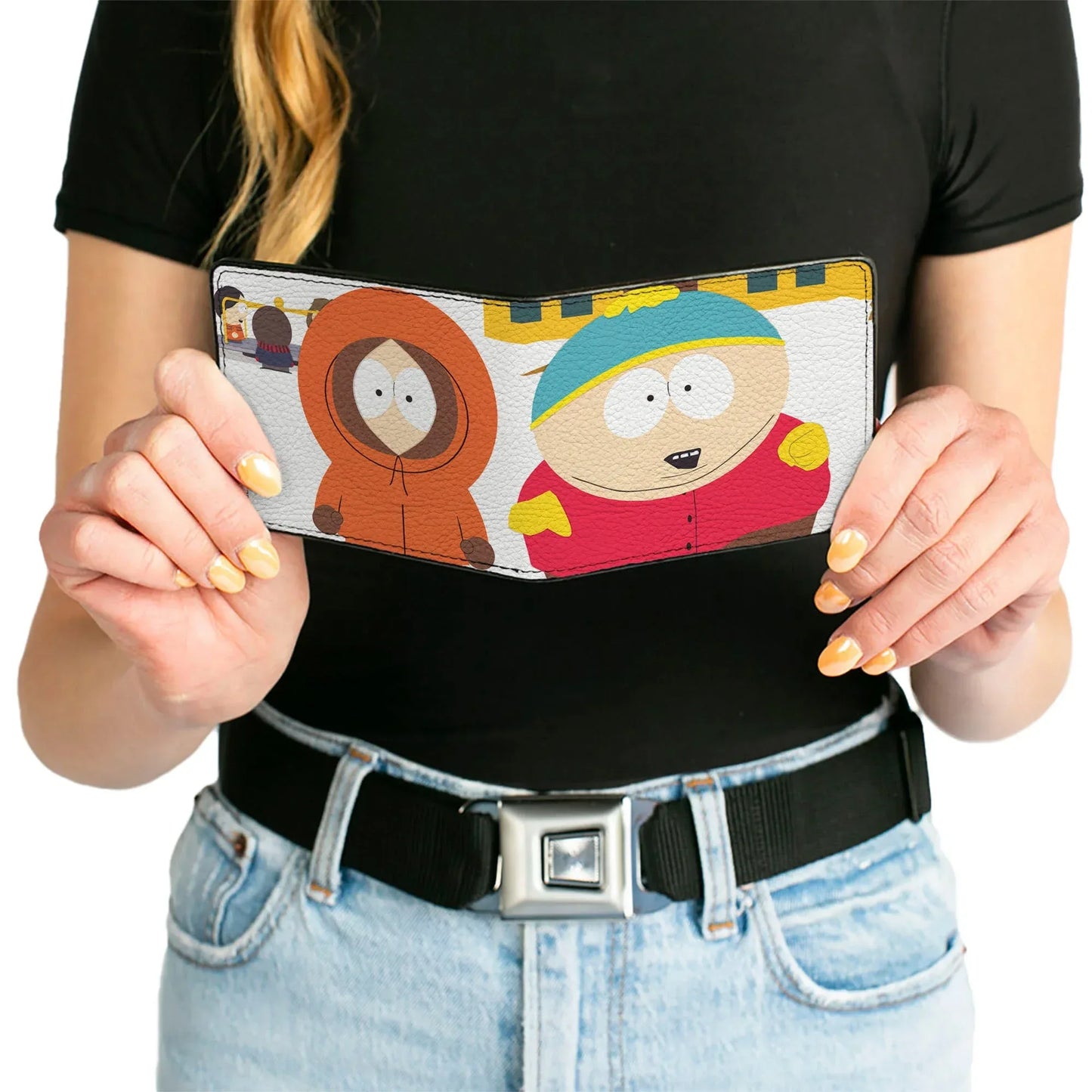 Bi-Fold Wallet - South Park Cartman and Kenny Close-Up Pose - Buckle-Down - Flyclothing LLC