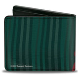Bi-Fold Wallet - South Park Boys Group Pose Stripe Greens - Buckle-Down - Flyclothing LLC