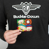 Bi-Fold Wallet - South Park Boys Group Pose Stripe Greens - Buckle-Down - Flyclothing LLC