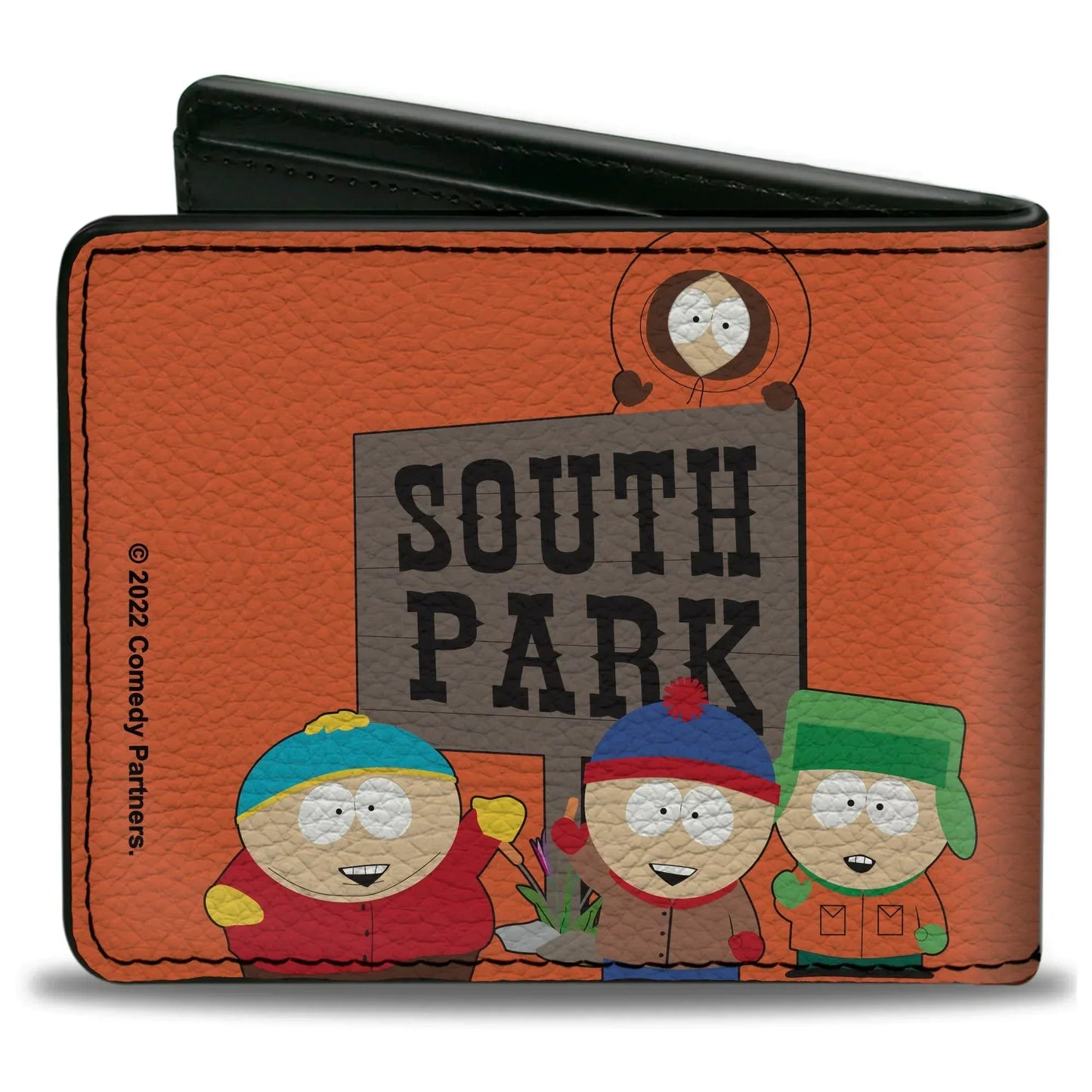 Bi-Fold Wallet - SOUTH PARK Sign Group Pose Orange - Buckle-Down - Flyclothing LLC