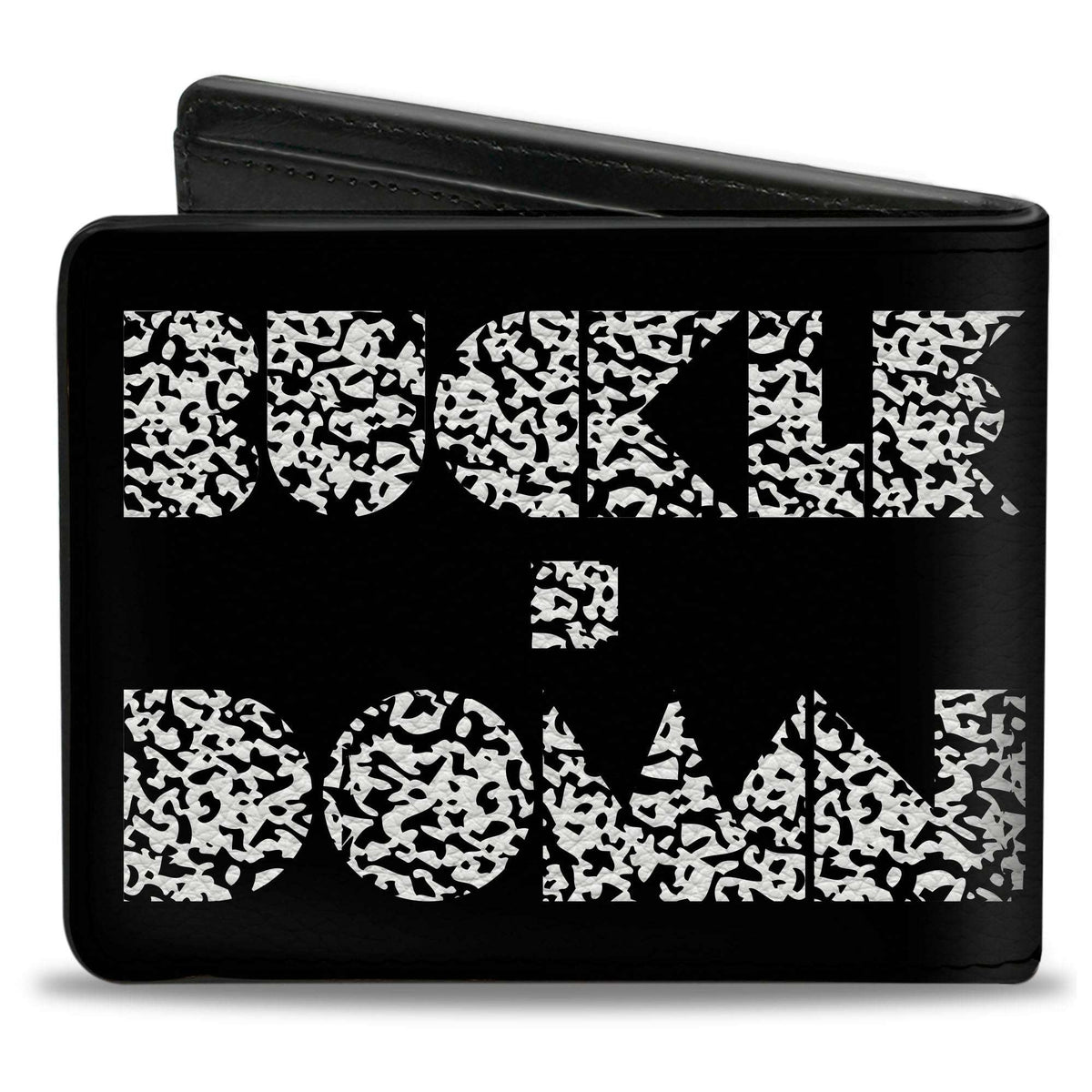 Bi-Fold Wallet - BUCKLE-DOWN Shapes Black Camo White Black