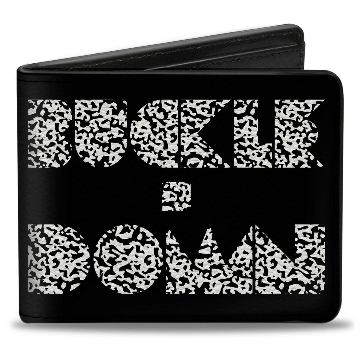 Bi-Fold Wallet - BUCKLE-DOWN Shapes Black Camo White Black