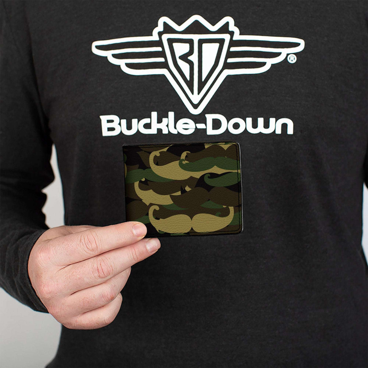 Bi-Fold Wallet - Camo'stache