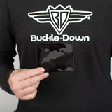 Bi-Fold Wallet - Camo Charcoal - Buckle-Down - Flyclothing LLC