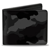 Bi-Fold Wallet - Camo Charcoal - Buckle-Down - Flyclothing LLC