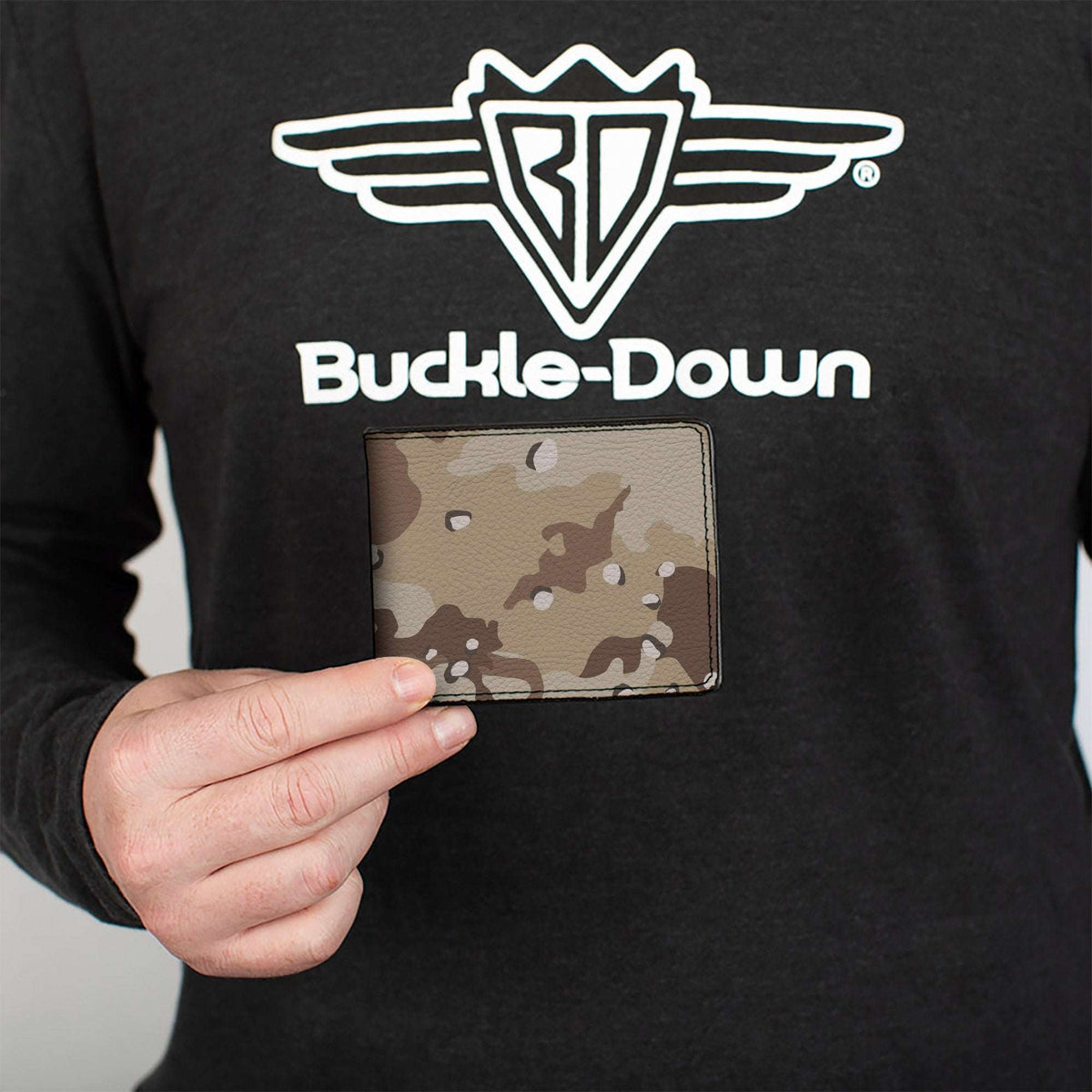 Bi-Fold Wallet - Desert Camo Tans Browns - Buckle-Down - Flyclothing LLC