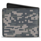 Bi-Fold Wallet - Digital Camo2 Grays - Buckle-Down - Flyclothing LLC