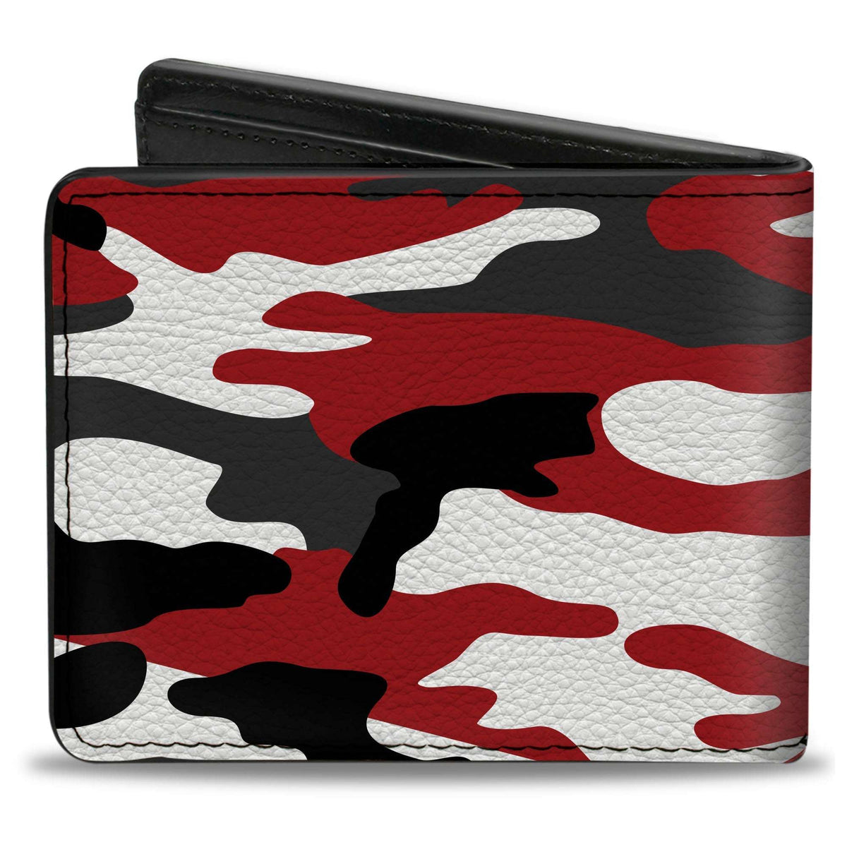 Bi-Fold Wallet - Camo Red Black Gray White - Buckle-Down - Flyclothing LLC