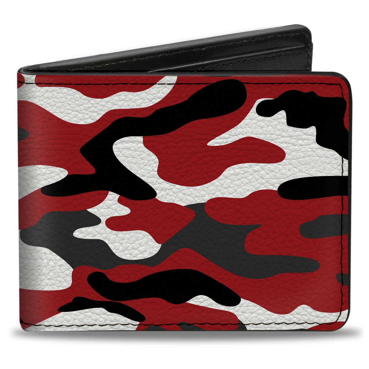 Bi-Fold Wallet - Camo Red Black Gray White - Buckle-Down - Flyclothing LLC