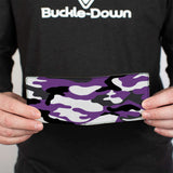 Bi-Fold Wallet - Camo Purple Black Gray White