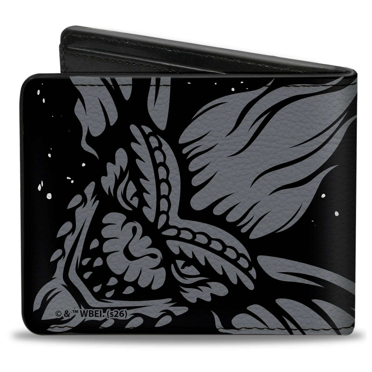 Bi-Fold Wallet - GREMLINS Gizmo and Stripe Faces Black/Red/Orange/Gray