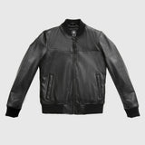 Dani Women's Fashion Leather Bomber Jacket - Whet Blu NYC - Flyclothing LLC