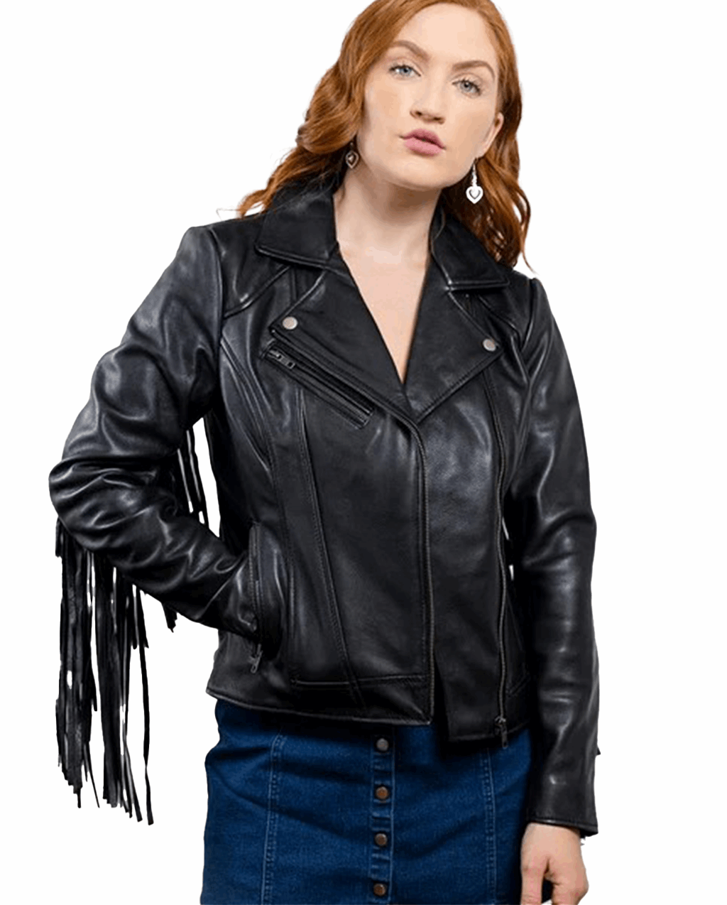 Daisy Women's Fashion Leather Jacket - Whet Blu NYC - Flyclothing LLC