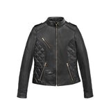 Alessandra Women's Lambskin Moto Jacket - Whet Blu NYC - Flyclothing LLC