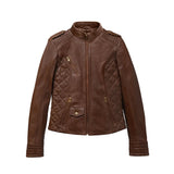 Alessandra Women's Lambskin Moto Jacket - Whet Blu NYC - Flyclothing LLC