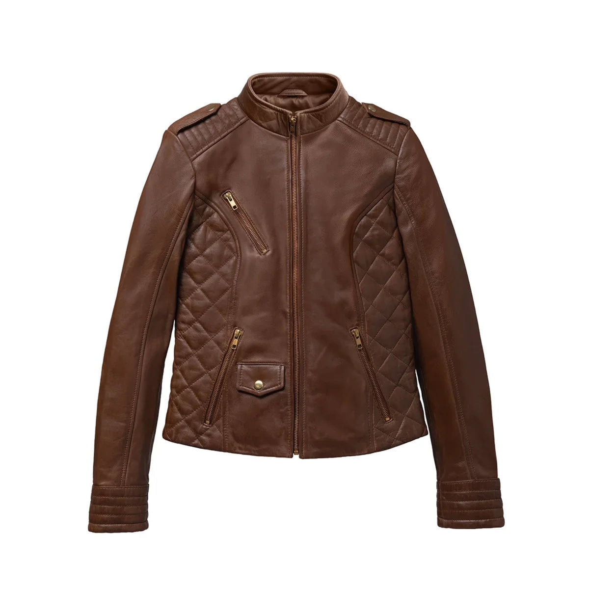 Alessandra Women's Lambskin Moto Jacket - Whet Blu NYC - Flyclothing LLC