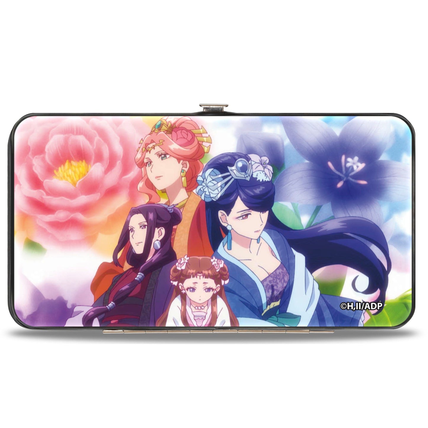 Hinged Wallet - THE APOTHECARY DIARIES Maomao Pose with High Consorts Pose and Flowers