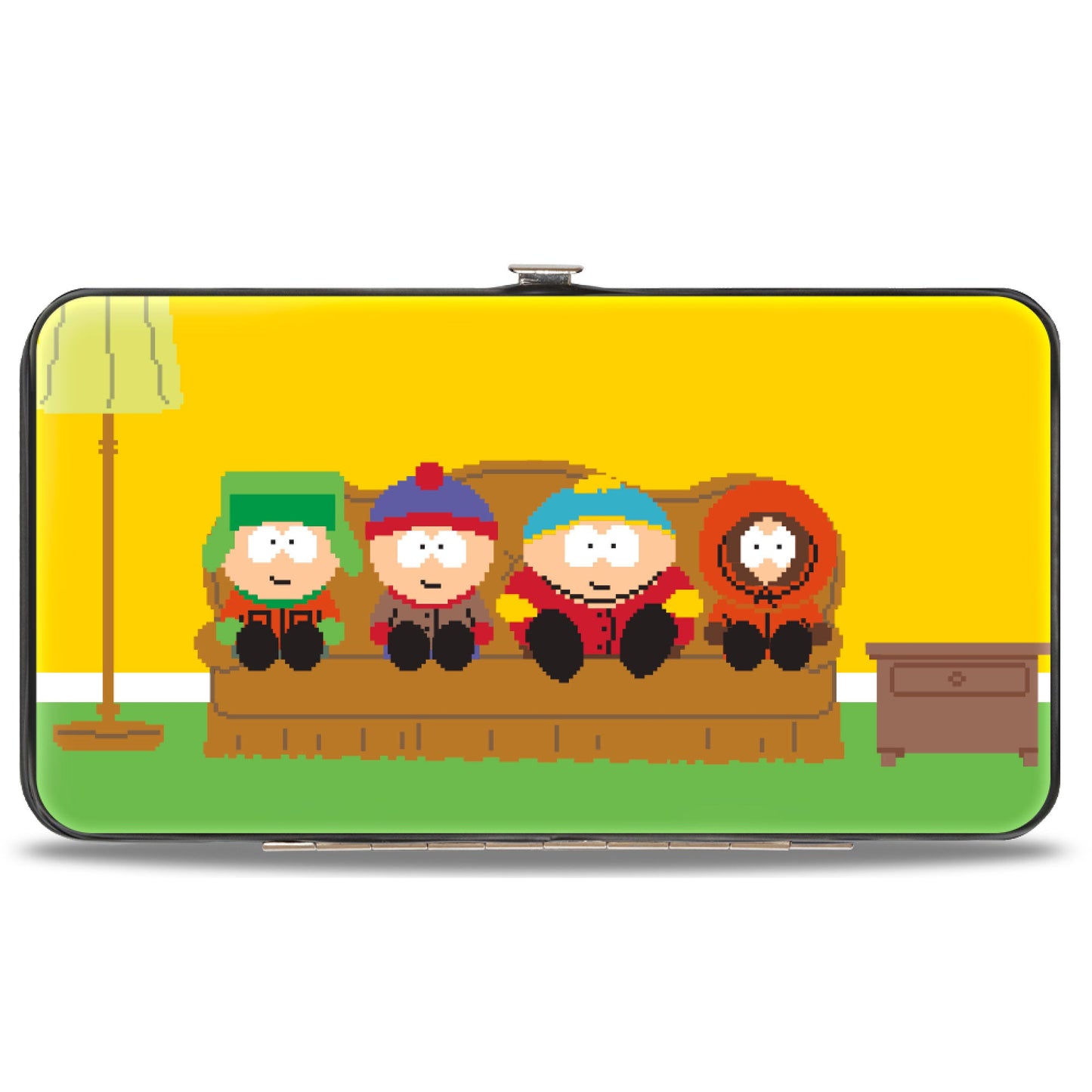Hinged Wallet - SOUTH PARK Boys 8-Bit Couch Pose Yellow