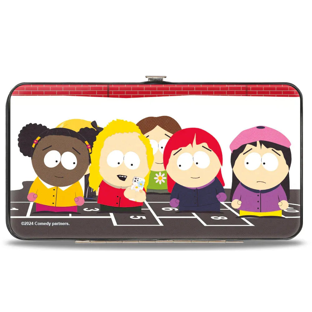 Hinged Wallet - South Park Girls Deep Learning Hopscotch Group Scene - Buckle-Down - Flyclothing LLC