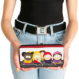Hinged Wallet - South Park Girls Deep Learning Hopscotch Group Scene - Buckle-Down - Flyclothing LLC