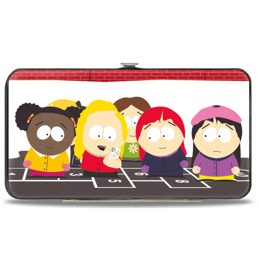 Hinged Wallet - South Park Girls Deep Learning Hopscotch Group Scene - Buckle-Down - Flyclothing LLC