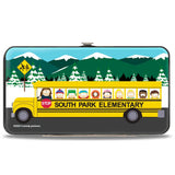 Hinged Wallet - SOUTH PARK ELEMENTARY School Bus Group Pose Mountain Scene - Buckle-Down - Flyclothing LLC