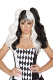 Roma Costume Black/White Wig - Roma Costume - Flyclothing LLC