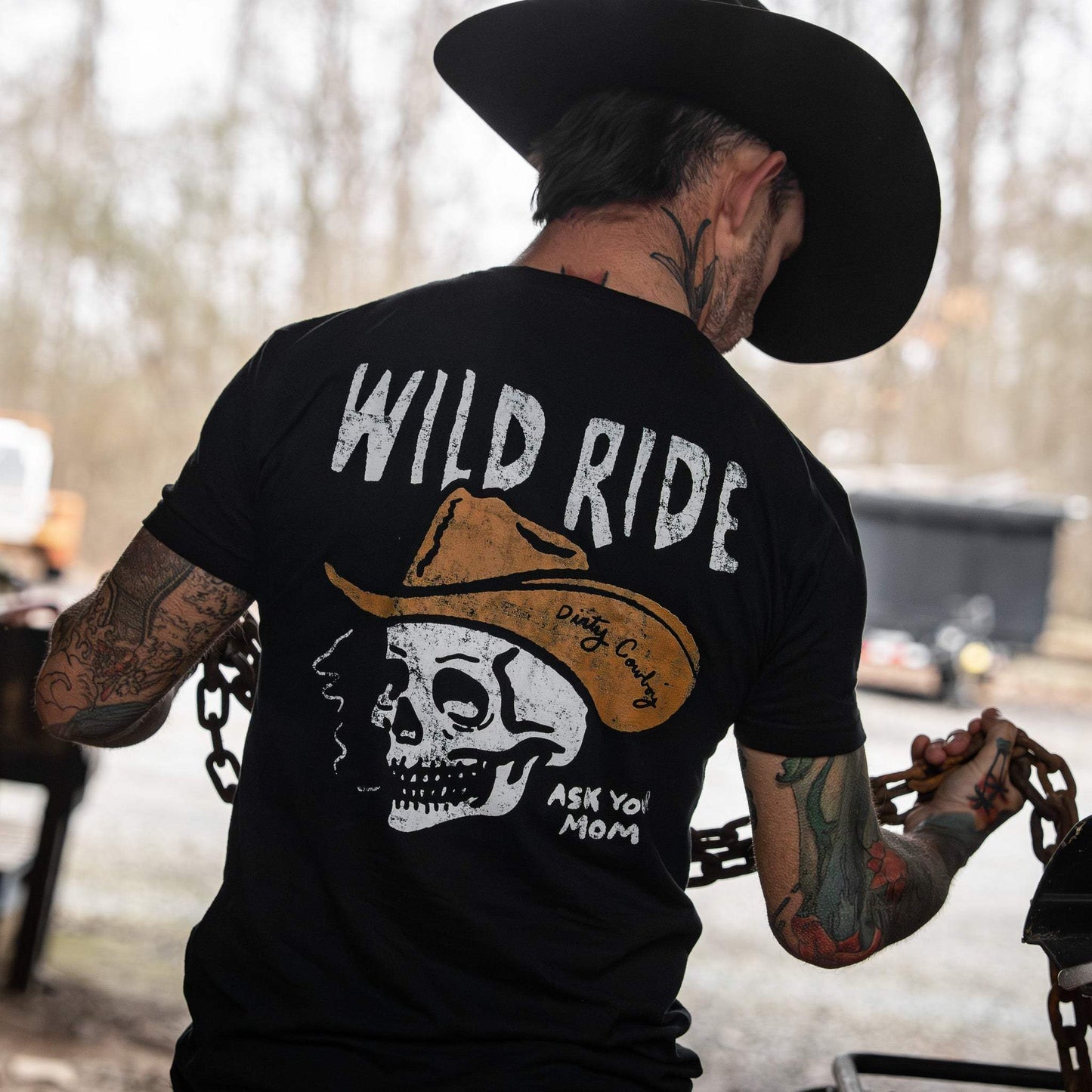 Wild Ride Men's T-Shirt - DIRTY COWBOY USA - Flyclothing LLC