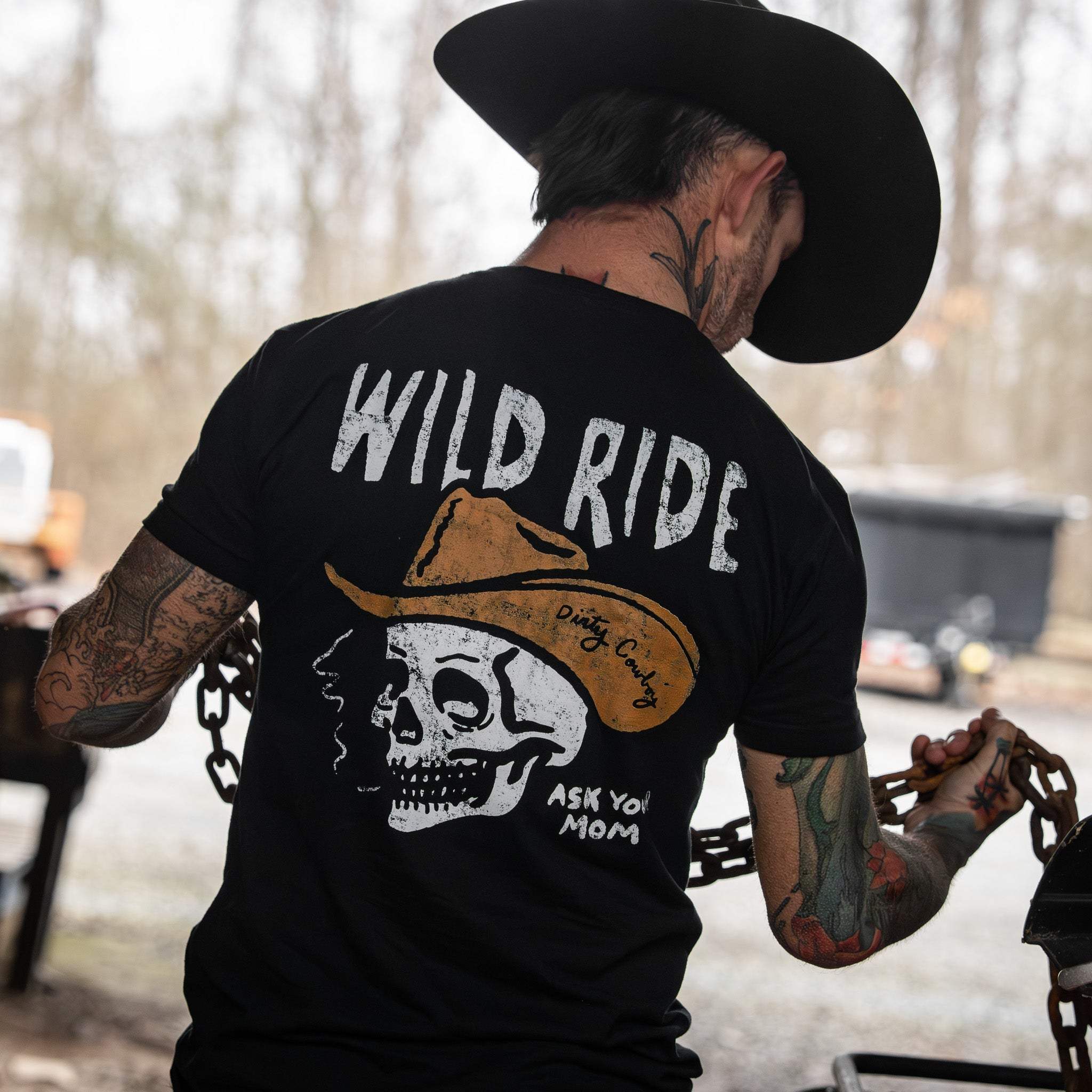 Wild Ride Men's T-Shirt - DIRTY COWBOY USA - Flyclothing LLC