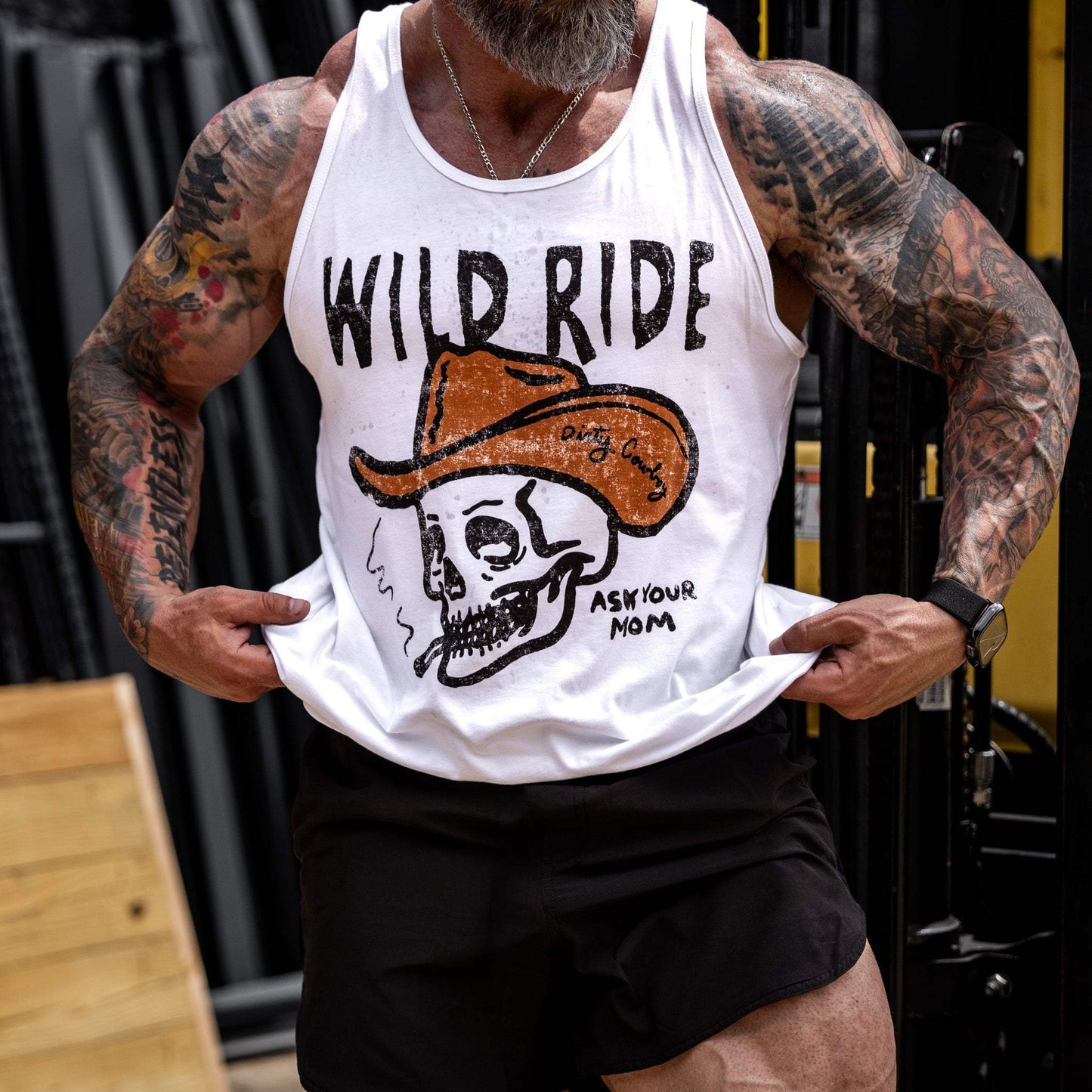 Wild Ride Men's Tank Top - DIRTY COWBOY USA - Flyclothing LLC