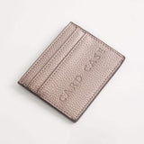 Textured Faux Leather Card Case Wallet - Madeline Love - Flyclothing LLC