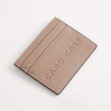 Textured Faux Leather Card Case Wallet - Madeline Love - Flyclothing LLC