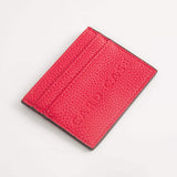 Textured Faux Leather Card Case Wallet - Madeline Love - Flyclothing LLC