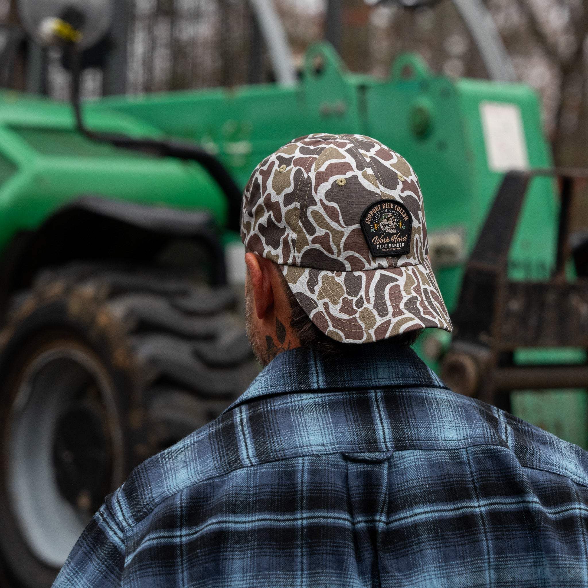 Work Hard, Play Harder Patch Ripstop Tactical Hat - DIRTY COWBOY USA - Flyclothing LLC
