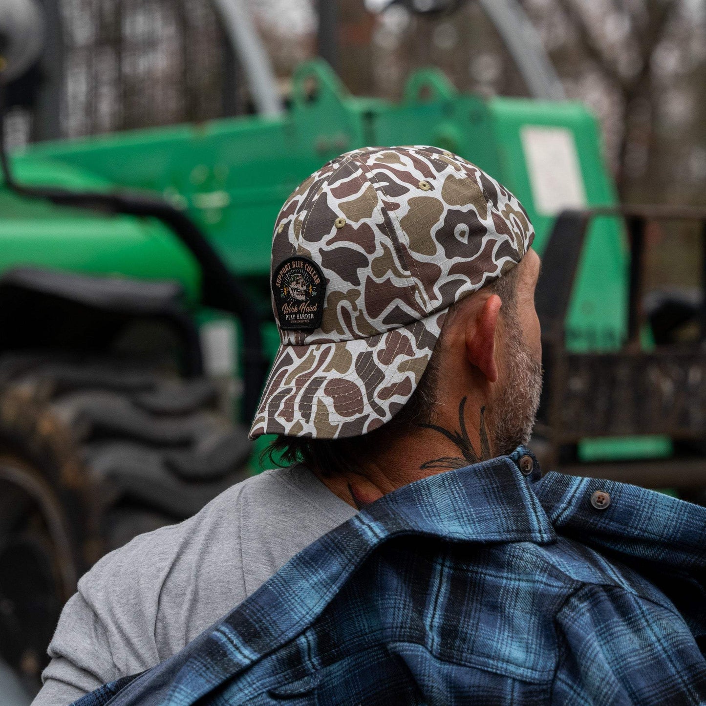 Work Hard, Play Harder Patch Ripstop Tactical Hat - DIRTY COWBOY USA - Flyclothing LLC