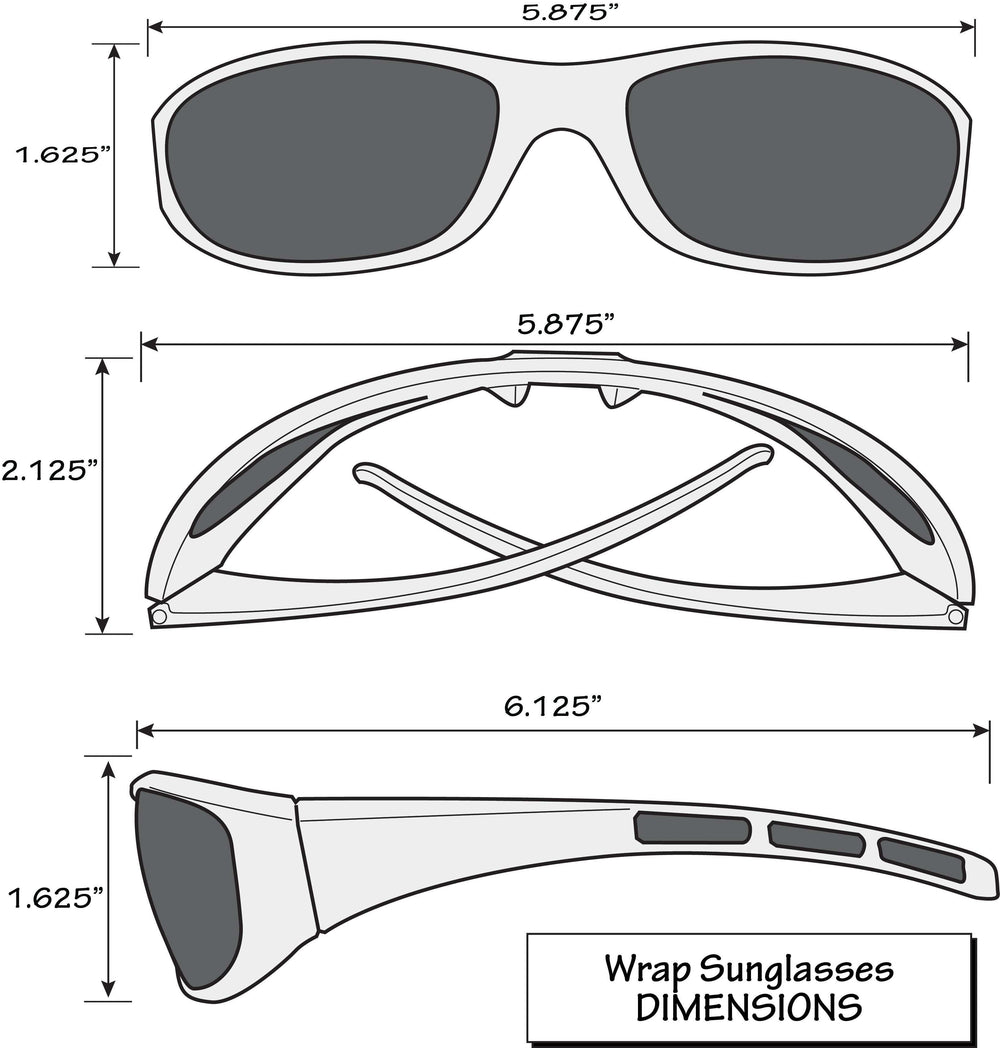 Indianapolis Colts Wrap Sunglass with Visor Clip - Indianapolis Colts - Flyclothing LLC