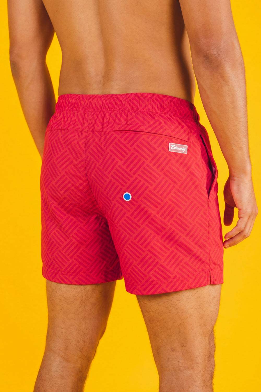 The Hot Dogs Or Legs | Wienerschnitzel x Shinesty Ball Hammock® Pouch 5" Swim Trunks - Shinesty - Flyclothing LLC