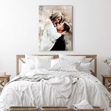 Couple Watercolor Portrait Sign - Tailored Canvases - Flyclothing LLC