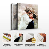 Couple Watercolor Portrait Sign - Tailored Canvases - Flyclothing LLC