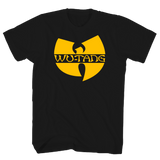 WU-TANG CLAN PUFF PRINT LOGO BLACK T-SHIRT