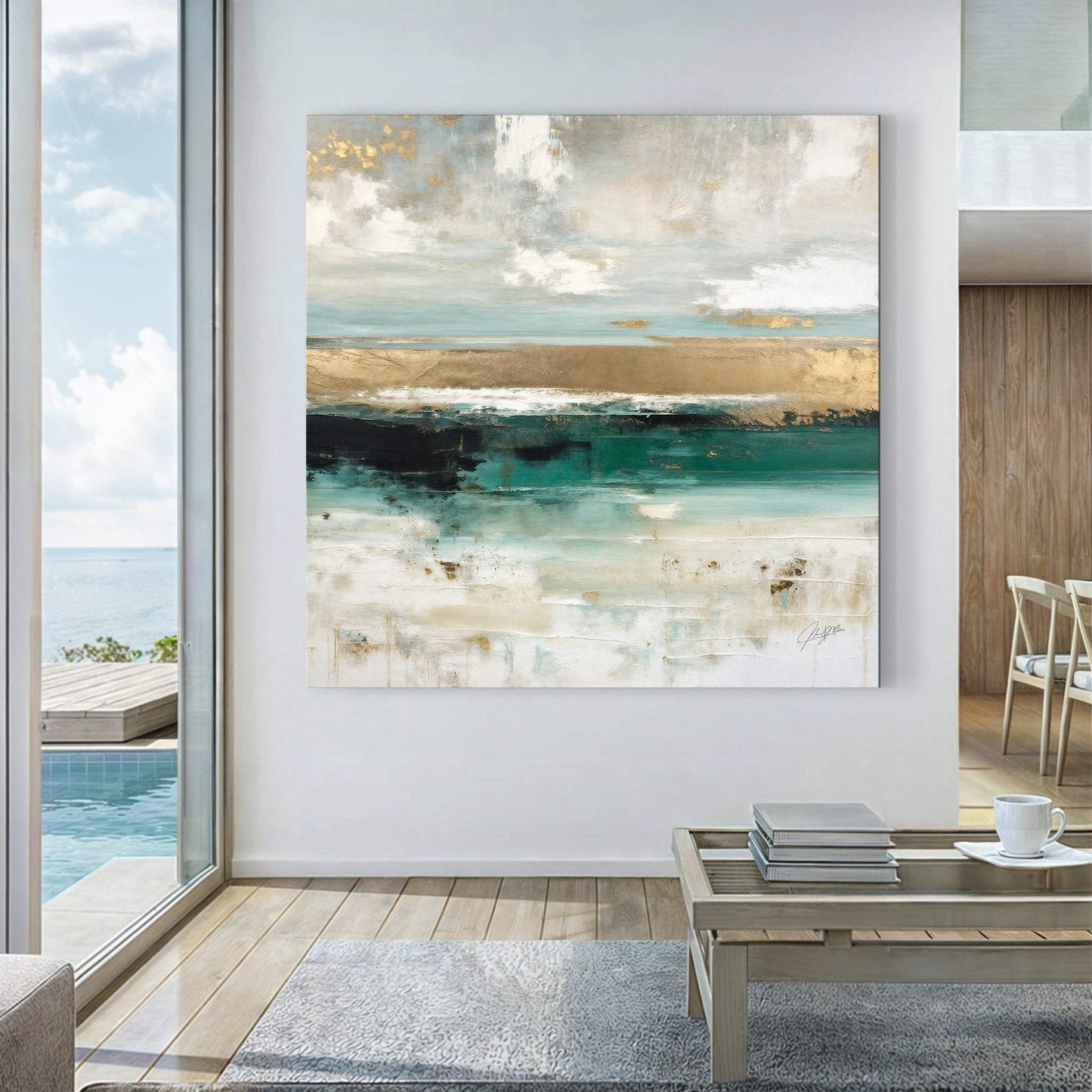 Canvas Print: "Coastal Echoes" - Tailored Canvases - Flyclothing LLC