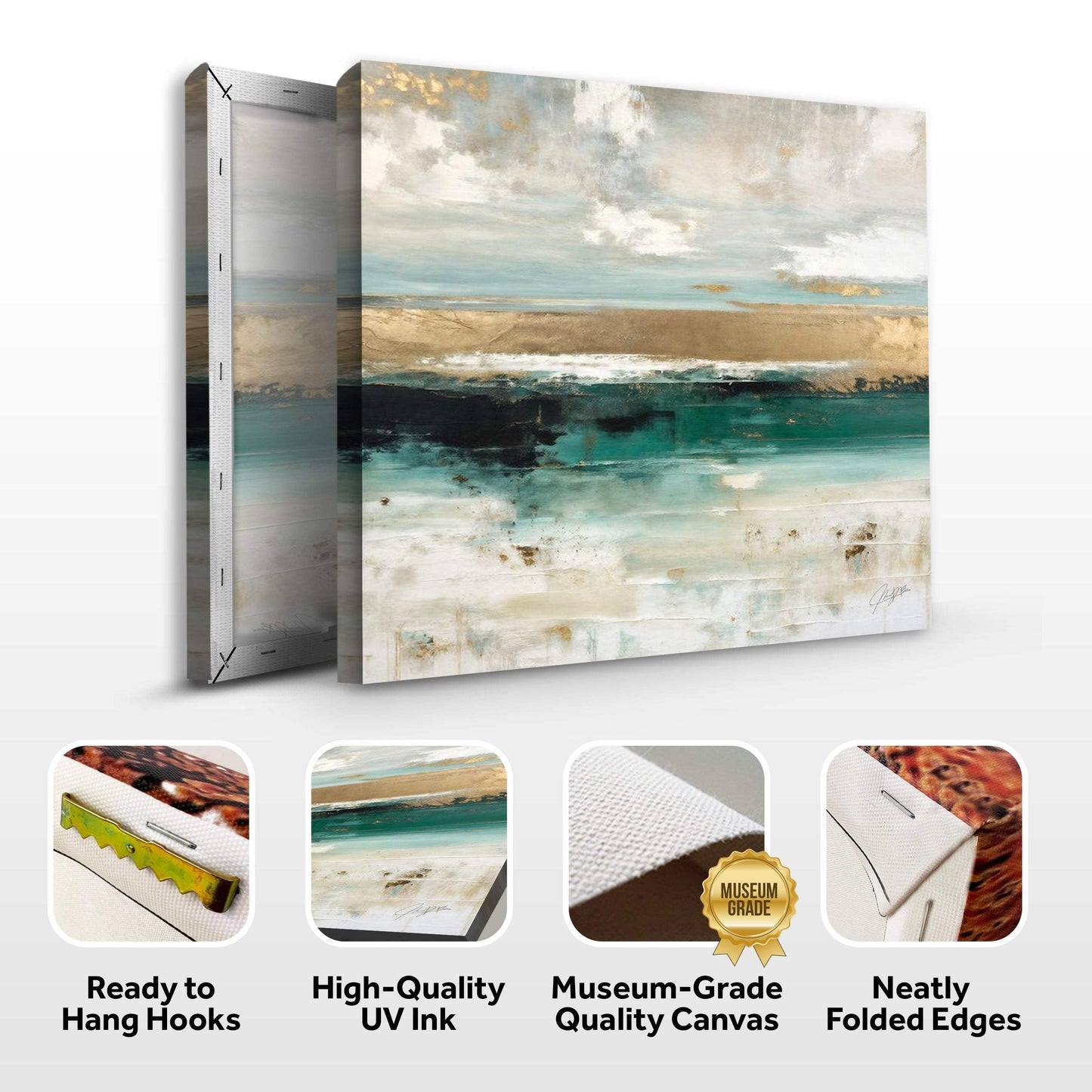 Canvas Print: "Coastal Echoes" - Tailored Canvases - Flyclothing LLC