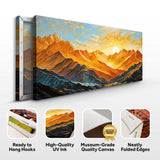 Canvas Print: "Alpenglow Majesty" - Tailored Canvases - Flyclothing LLC