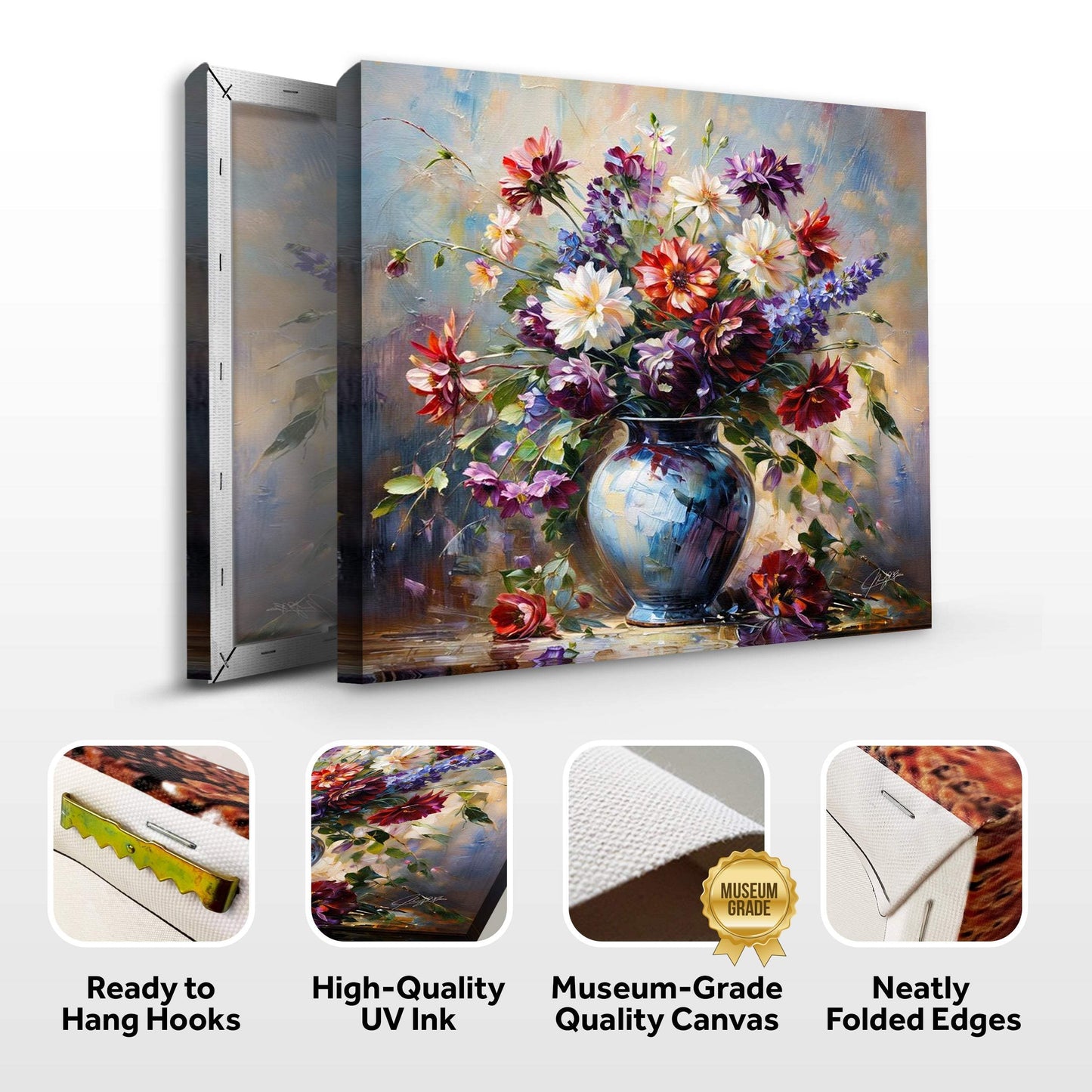Canvas Print: "Flore Symphony" - Tailored Canvases - Flyclothing LLC