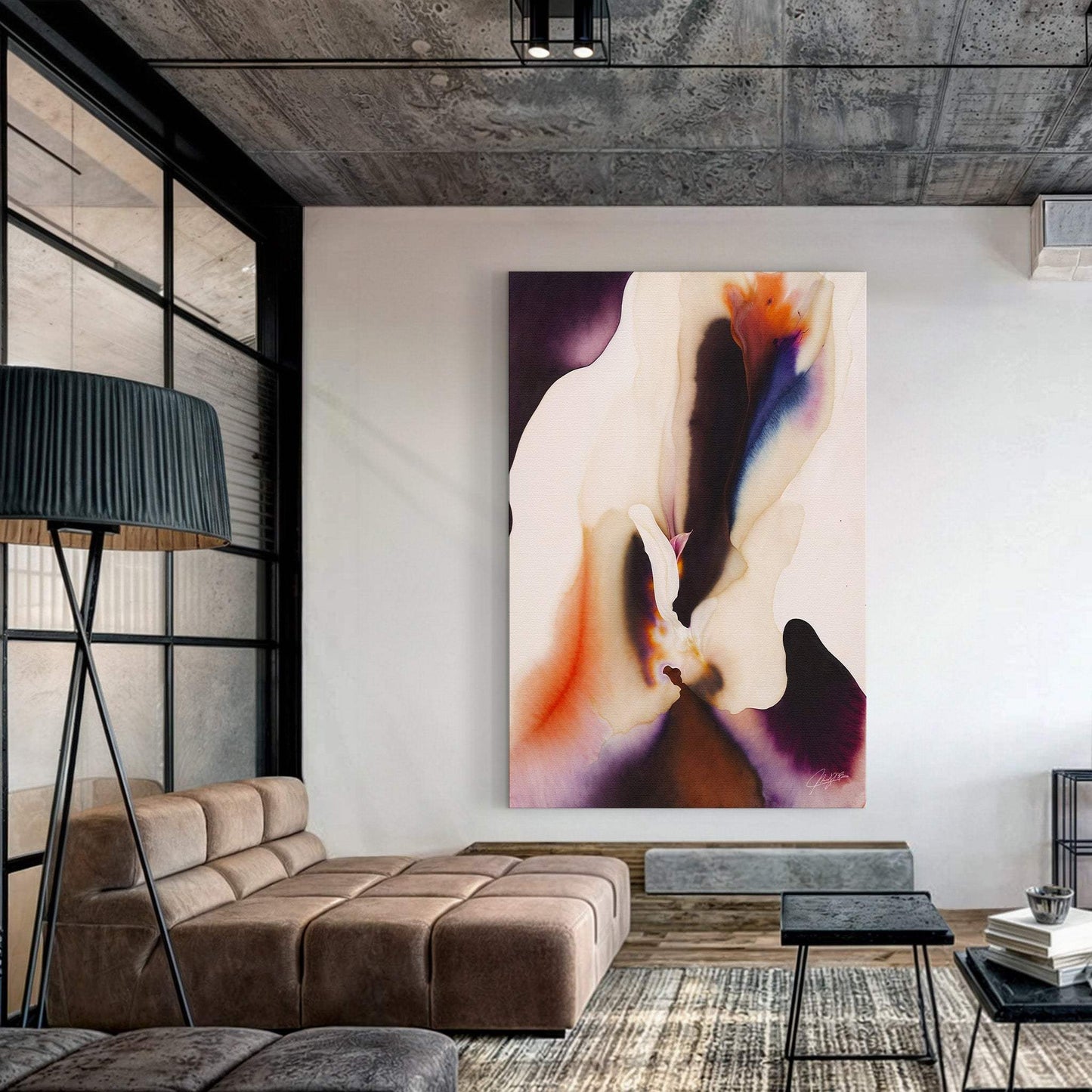 Canvas Print: "Velvet Bloom II" - Tailored Canvases - Flyclothing LLC