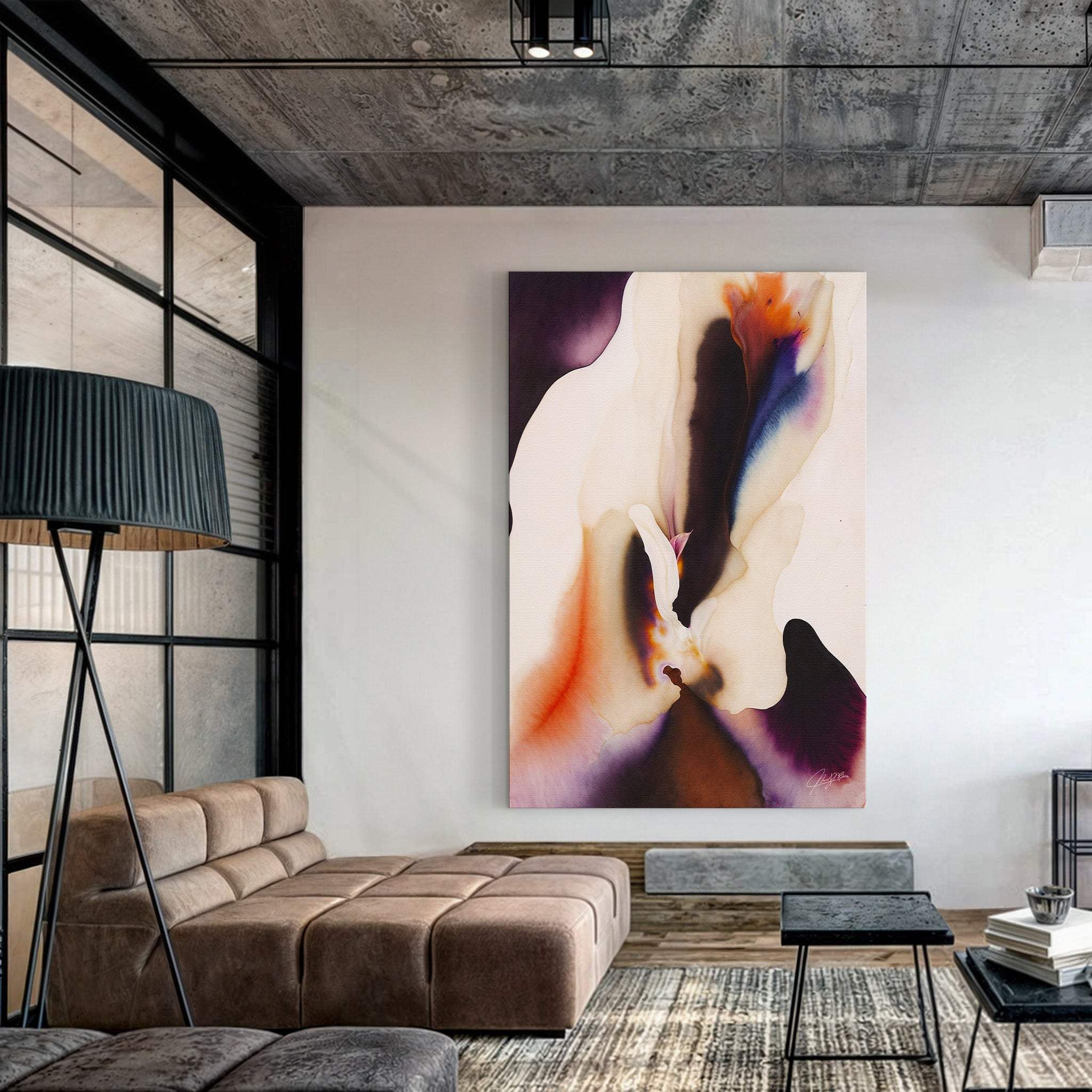 Canvas Print: "Velvet Bloom II" - Tailored Canvases - Flyclothing LLC